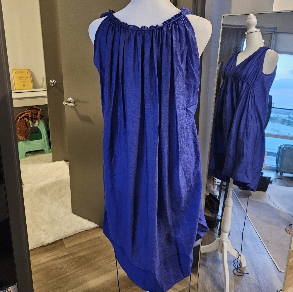 Aritzia Elegant Blue Sleeveless Dress Size S - Picture 4 of 4